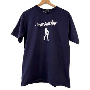 Navy Blue T-Shirt I've Got Dance Fever Short Sleeves Disco